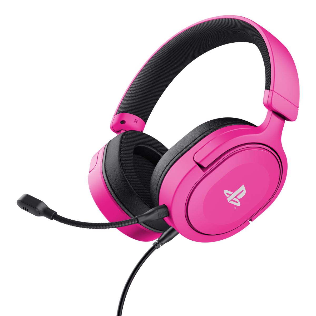 Trust GXT 498P Forta Headset Wired Head-band Gaming Pink