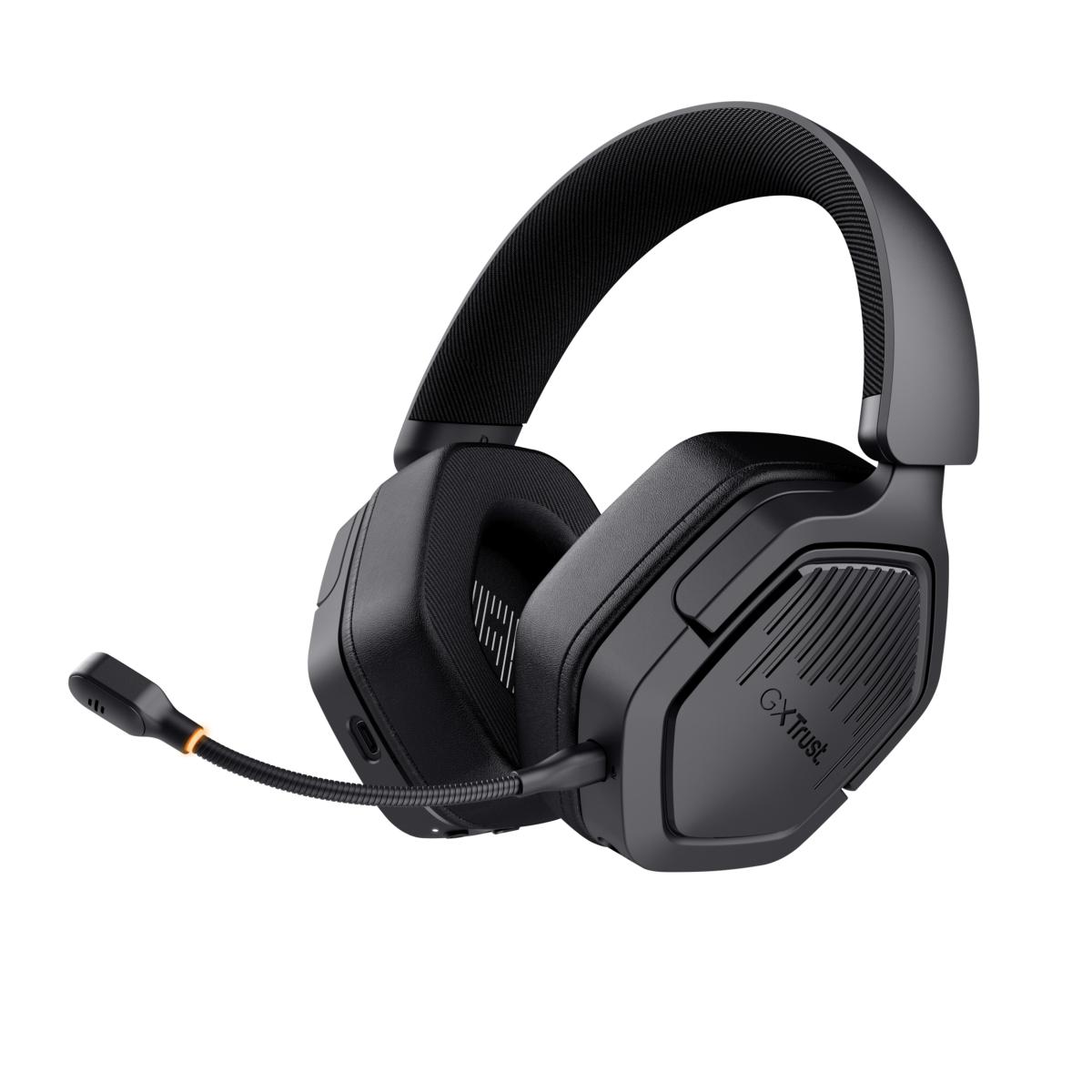 Trust GXT 493 Carus Headset Wired & Wireless Head-band, Helmet Gaming USB Type-C / USB Type-A Bluetooth Black