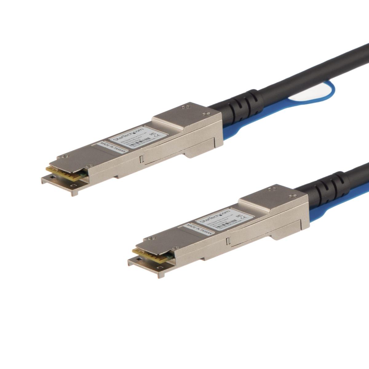 StarTech.com Cisco QSFP-H40G-ACU5M Compatible 5m 40G QSFP+ to QSFP+ Direct Attach Cable Twinax - 40GbE QSFP+ Copper DAC 40 Gbps Low Power Active Transceiver Module DAC Firepower ASR1000 ASR9000
