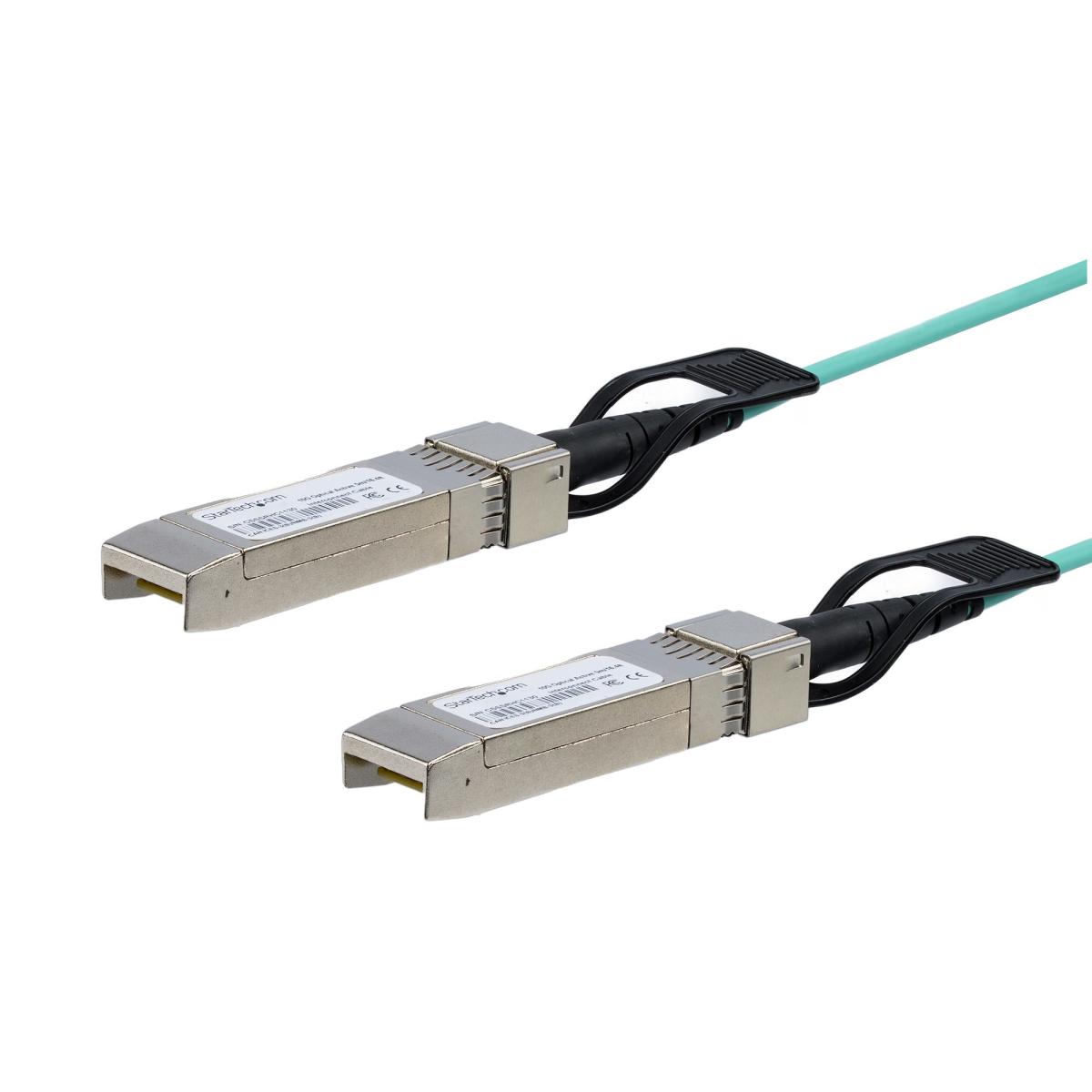 StarTech.com Cisco SFP-10G-AOC5M Compatible 5m/16.4ft 10G SFP+ to SFP+ AOC Cable - 10GbE SFP+ Active Optical Fiber - 10Gbps SFP Plus/Mini GBIC/Transceiver Module Cable - Firepower ASR1000