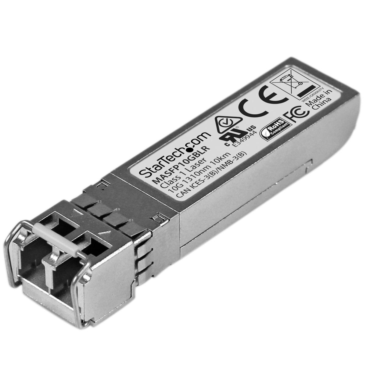 StarTech.com Cisco Meraki MA-SFP-10GB-LR Compatible SFP+ Transceiver Module - 10GBASE-LR~Cisco Meraki MA-SFP-10GB-LR Compatible SFP+ Module - 10GBASE-LR - 10GbE Single Mode Fiber SMF Optic Transceiver - 10GE Gigabit Ethernet SFP+ - LC 10km - 1310nm - DDM 