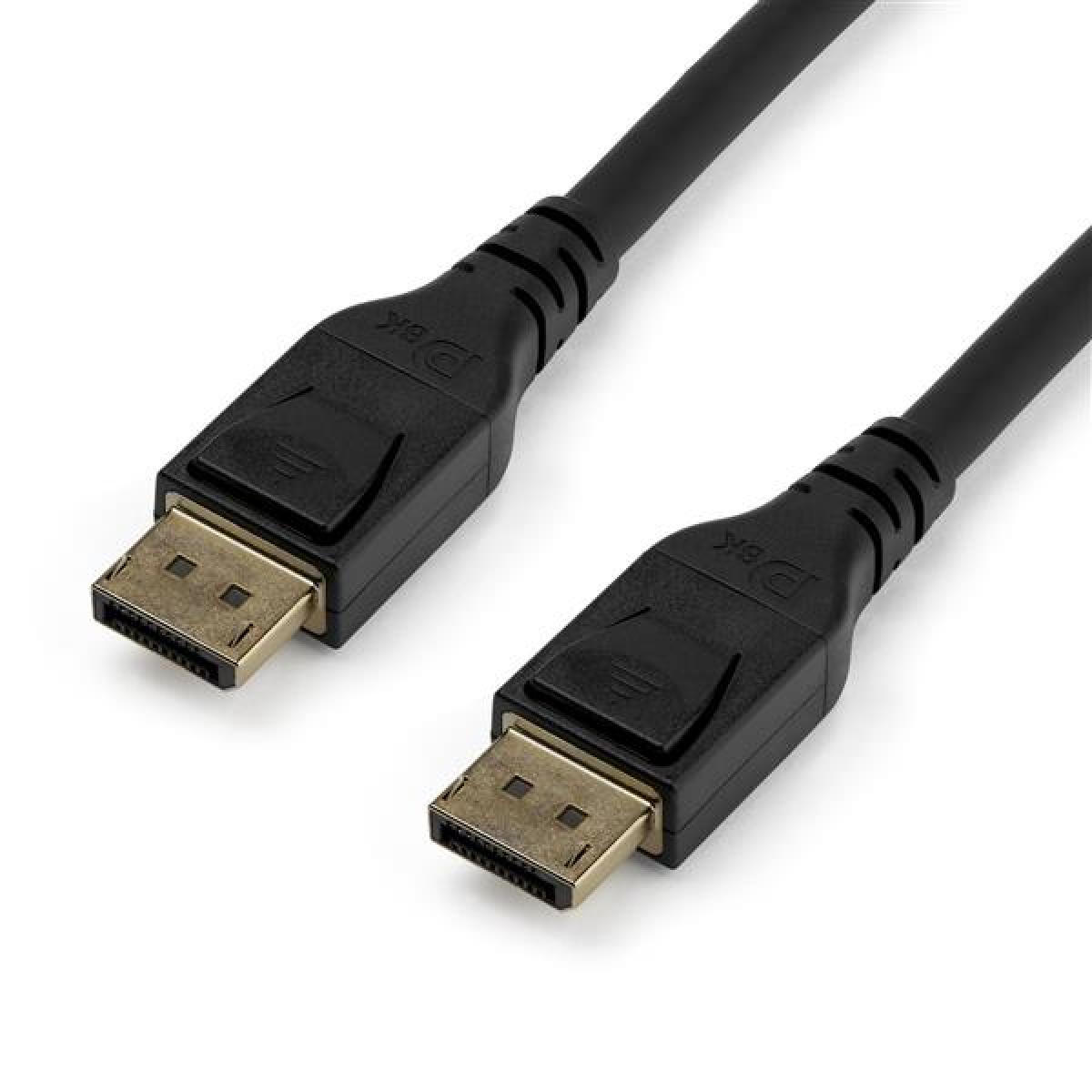 StarTech.com 16ft (5m) VESA Certified DisplayPort 1.4 Cable, 8K 60Hz HBR3 HDR, UHD DisplayPort to DisplayPort Monitor Cord, Ultra HD 4K 120Hz DP 1.4 Video Cable M/M DP Connector