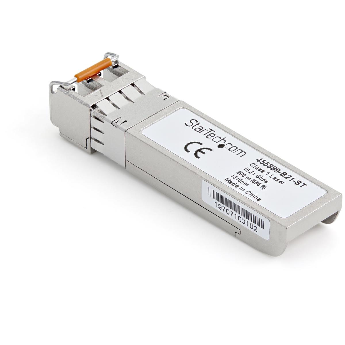 StarTech.com HPE 455889-B21 Compatible SFP+ Module - 10GBASE-LRM - 10GbE Multi Mode Fiber Optic Transceiver - 10GE Gigabit Ethernet SFP+ - LC 200m - 1310nm - DDM HPE BladeSystem, c-Class