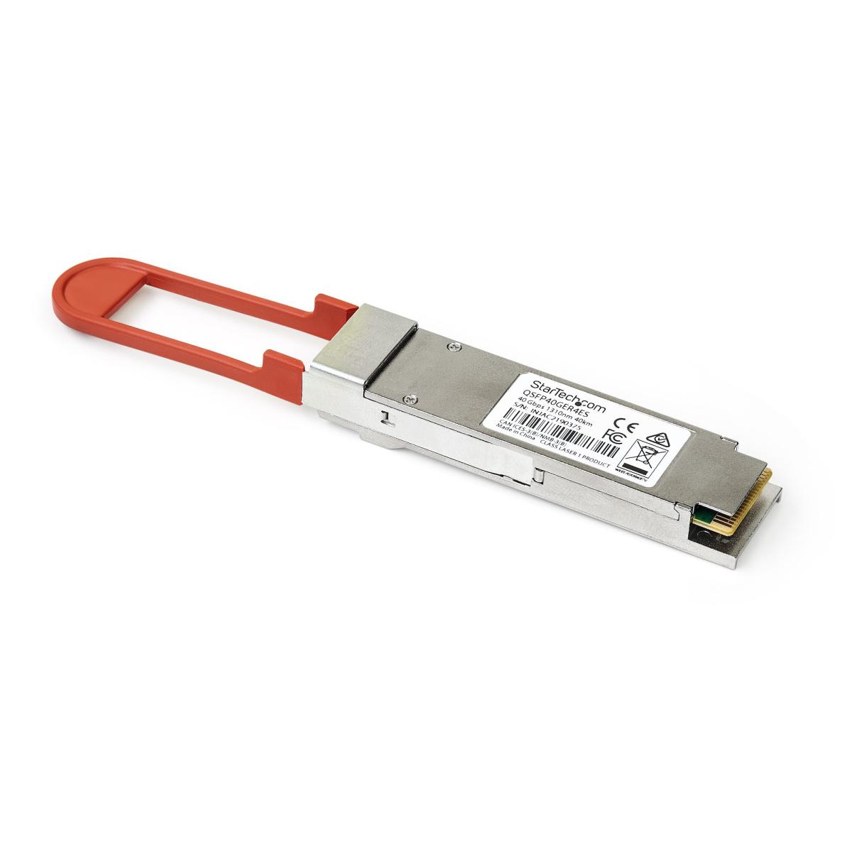 StarTech.com Dell EMC 3CSFP91 Compatible QSFP+ Module - 40GBASE-ER4 - Single Mode Fiber (SMF) - 40GE Gigabit Ethernet QSFP+ - LC 40 km - 1270nm to 1330nm - DDM