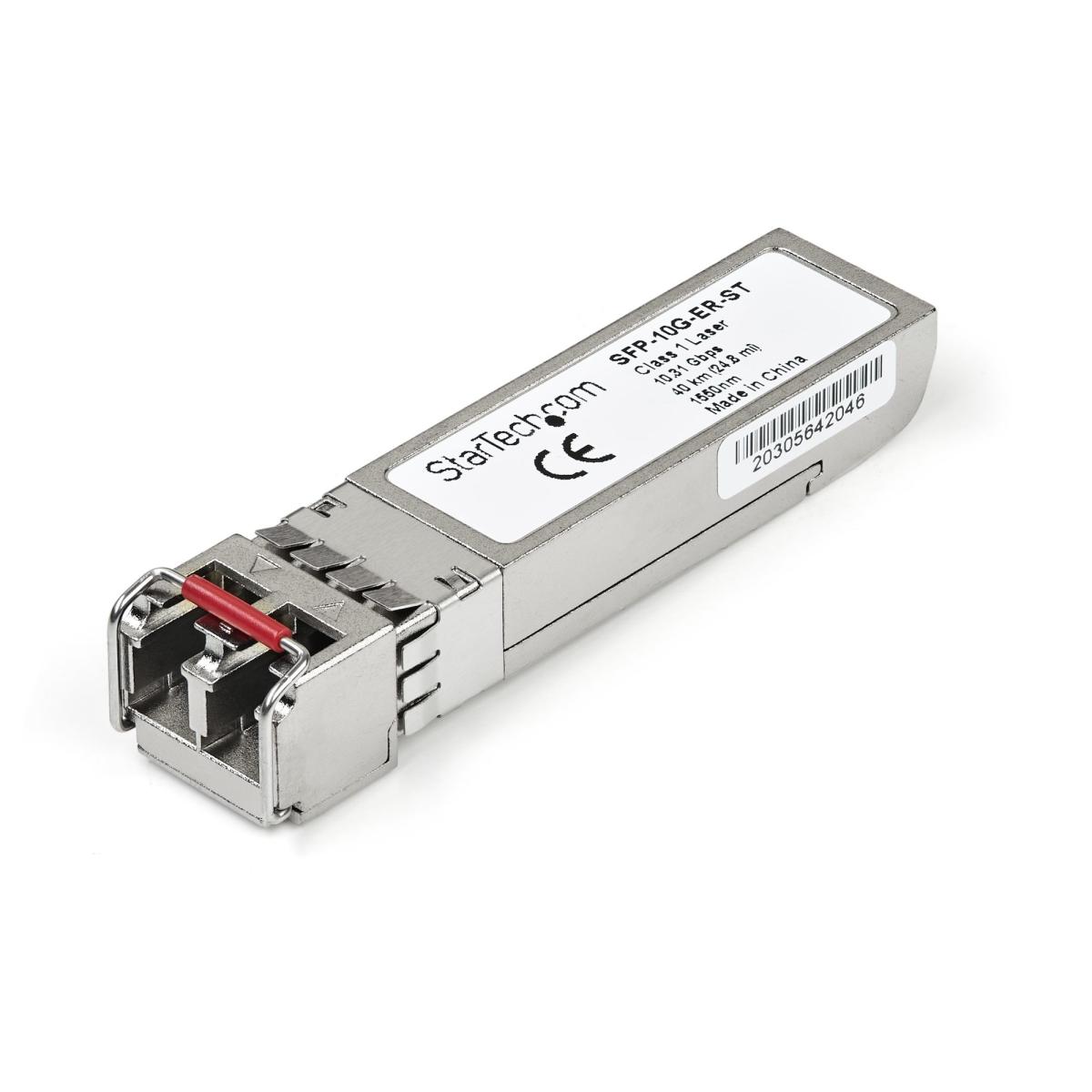 StarTech.com Cisco SFP-10G-ER Compatible SFP+ Module - 10GBASE-ER - 10GbE Single Mode Fiber SMF Optic Transceiver - 10GE Gigabit Ethernet SFP+ - LC 40km - 1550nm - DDM Cisco Firepower, ASR9000, ASR1000