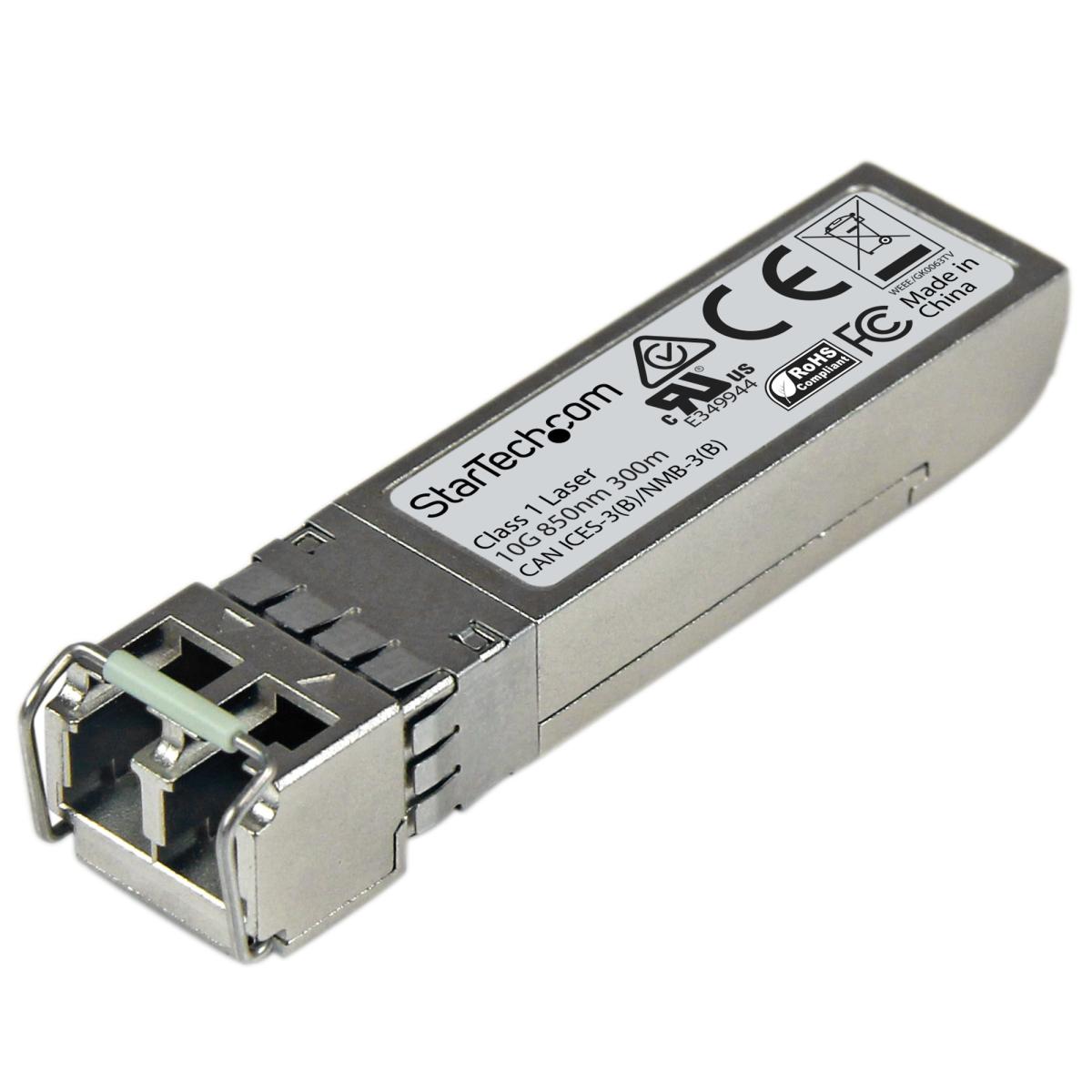 StarTech.com Juniper SFPP-10GE-SR Compatible SFP+ Module - 10GBASE-SR - 10GbE Multimode Fiber MMF Optic Transceiver - 10GE Gigabit Ethernet SFP+ - LC 300m - 850nm - DDM