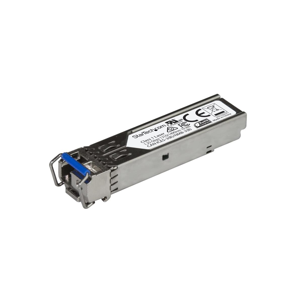 StarTech.com Juniper SFP-GE10KT13R14 Compatible SFP Module - 1000BASE-BX-U - 1 GbE Gigabit Ethernet BiDi Fiber (SMF)
