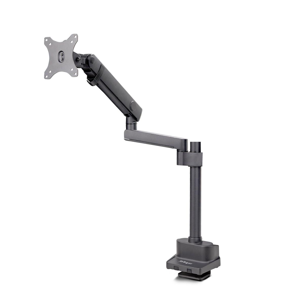 StarTech.com Desk Mount Monitor Arm, Up to 40-inch Screen/17.6lb (8kg), Mechanical Spring-Assisted Arm, C-Clamp/Grommet, Top-Down Installation, Toolless Adjustment