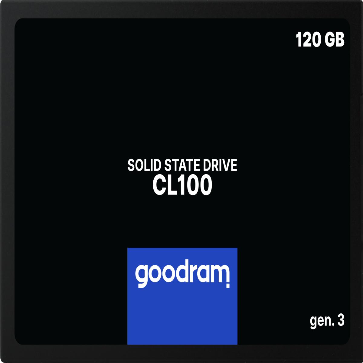 Goodram CL100 gen.3 120 GB 2.5" Serial ATA III 3D NAND