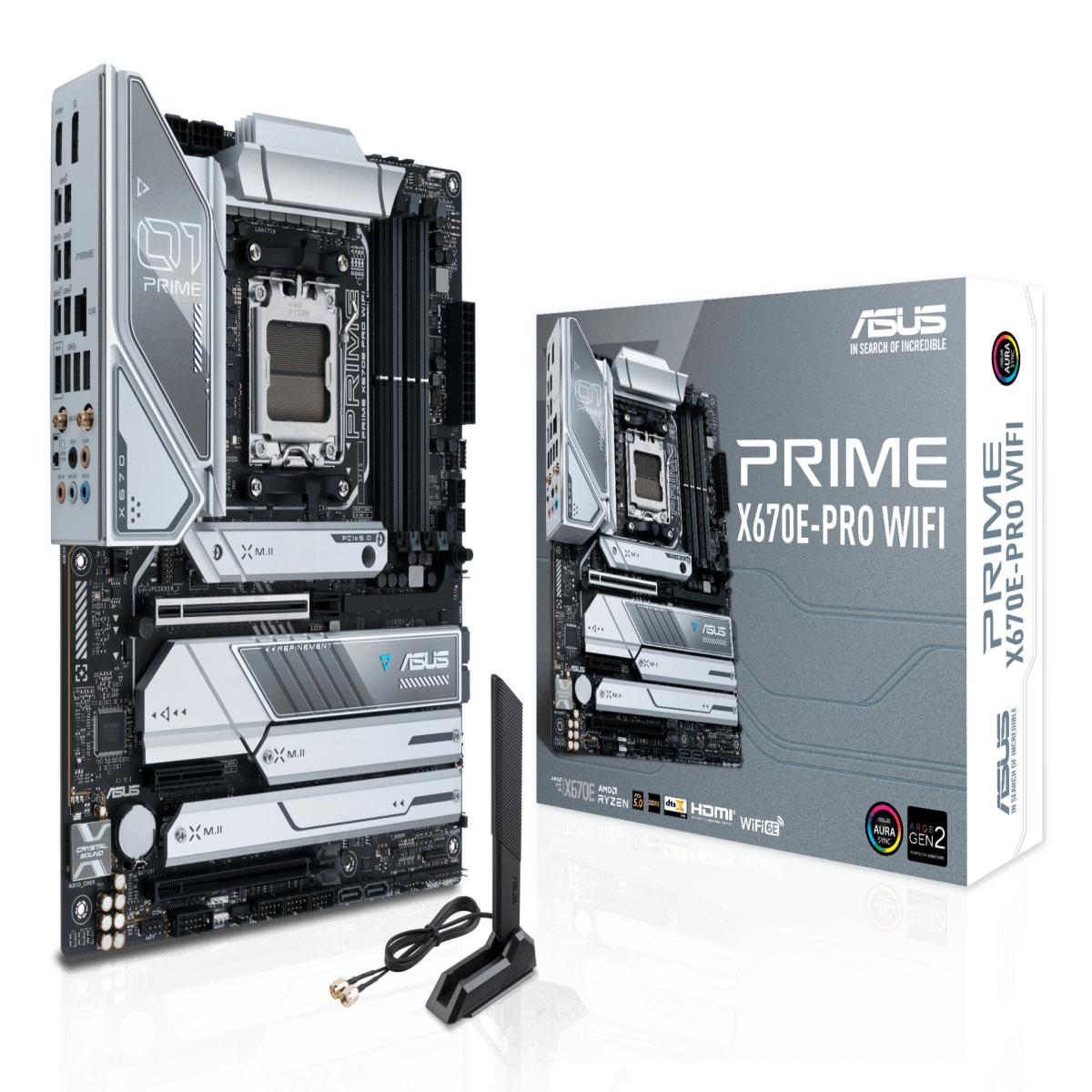 ASUS PRIME X670E-PRO WIFI AMD X670 Socket AM5 ATX