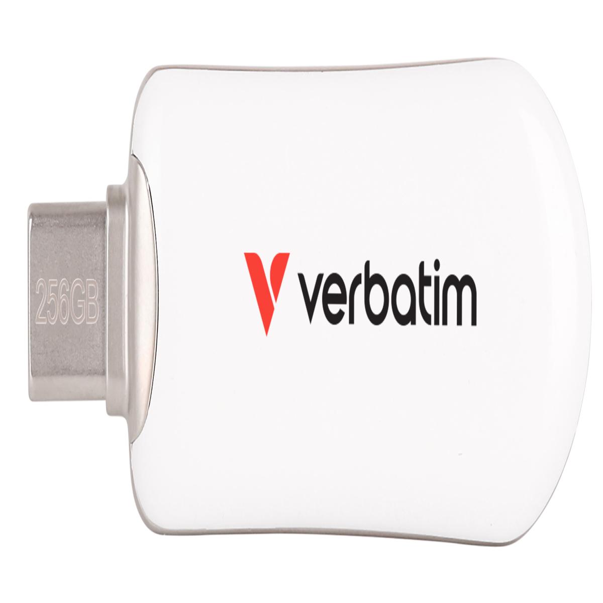 Verbatim Plectra USB-C Flash Drive White 256GB