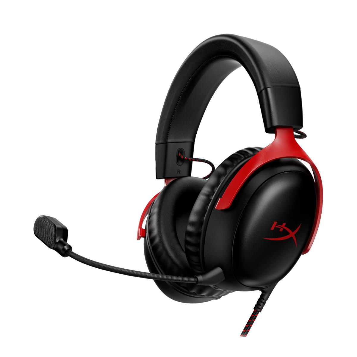 HyperX Cloud III - Gaming Headset (Black/Red)