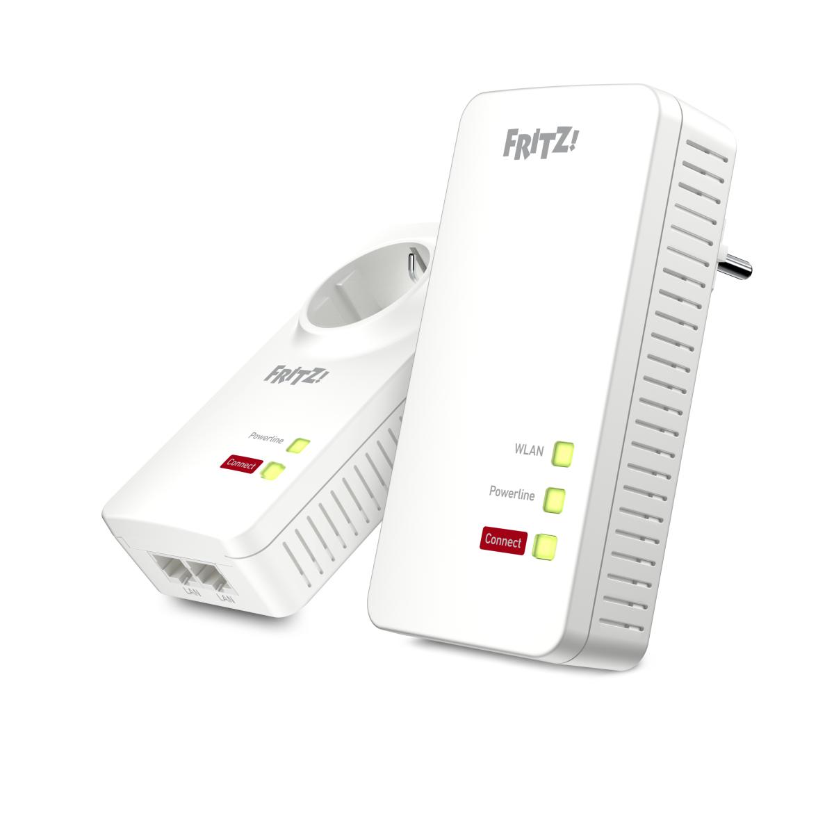 Powerline FRITZ! 1260E WLAN Set 1200 Mbit/s Ethernet LAN Wi-Fi White