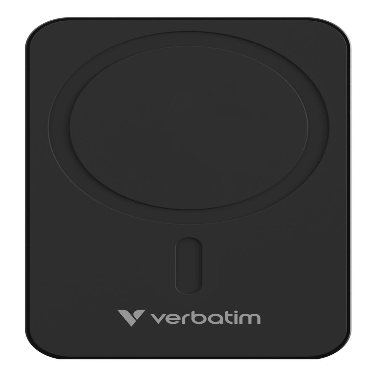 Verbatim Charge 'n' Go Essentials Power Bank Magnetic Wireless 20000 mAh Black