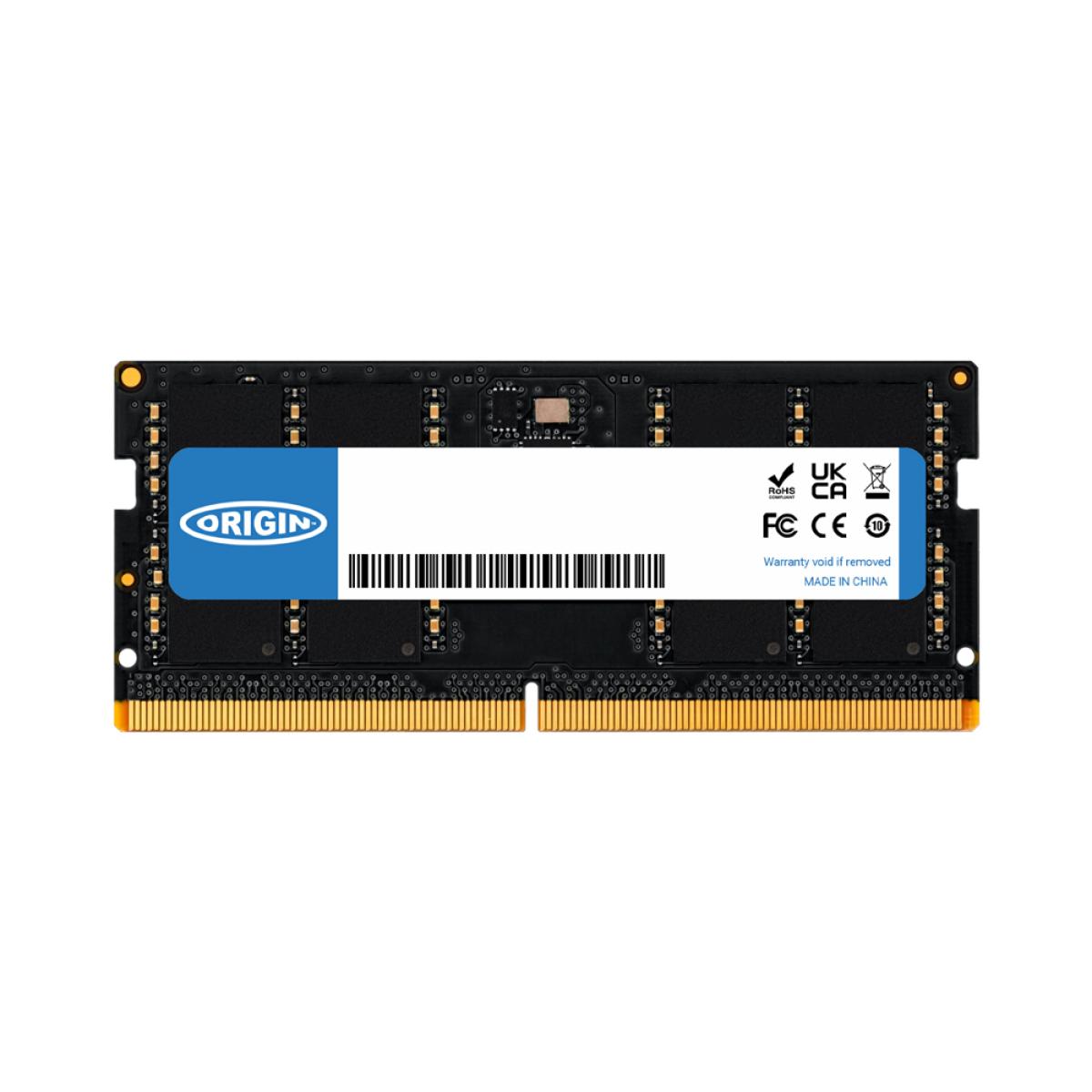 Origin Storage 32GB (2x 16GB) DDR5 SODIMM ECC