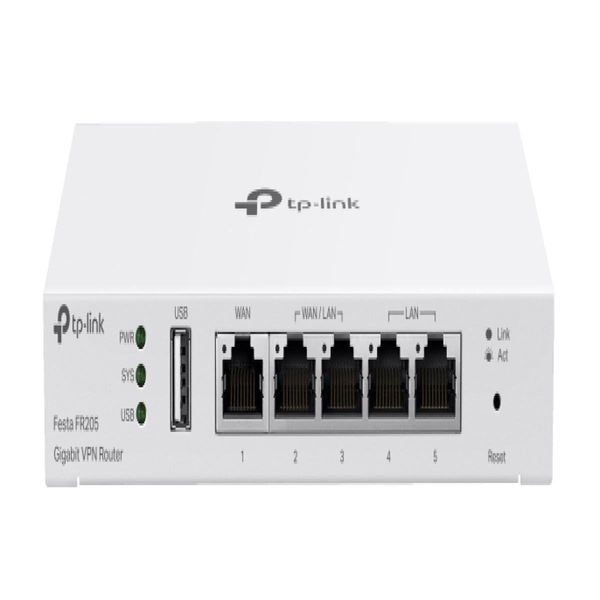 TP-Link Festa FR205 wired router 10 Gigabit Ethernet, 100 Gigabit Ethernet, Gigabit Ethernet White