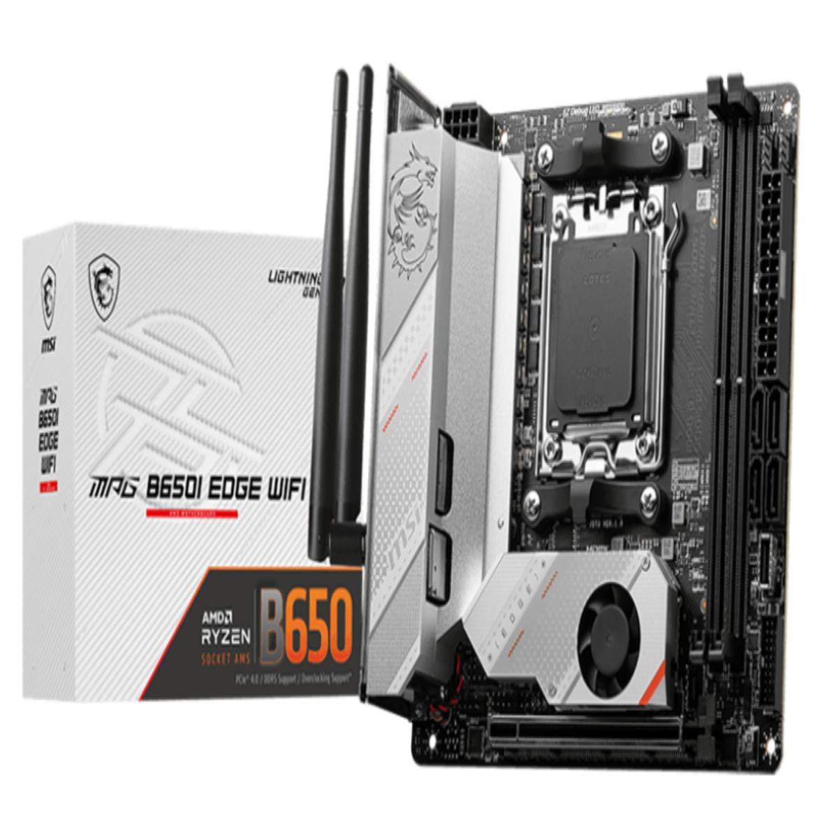 MSI MPG B650I EDGE WIFI motherboard AMD B650 Socket AM5 mini ITX