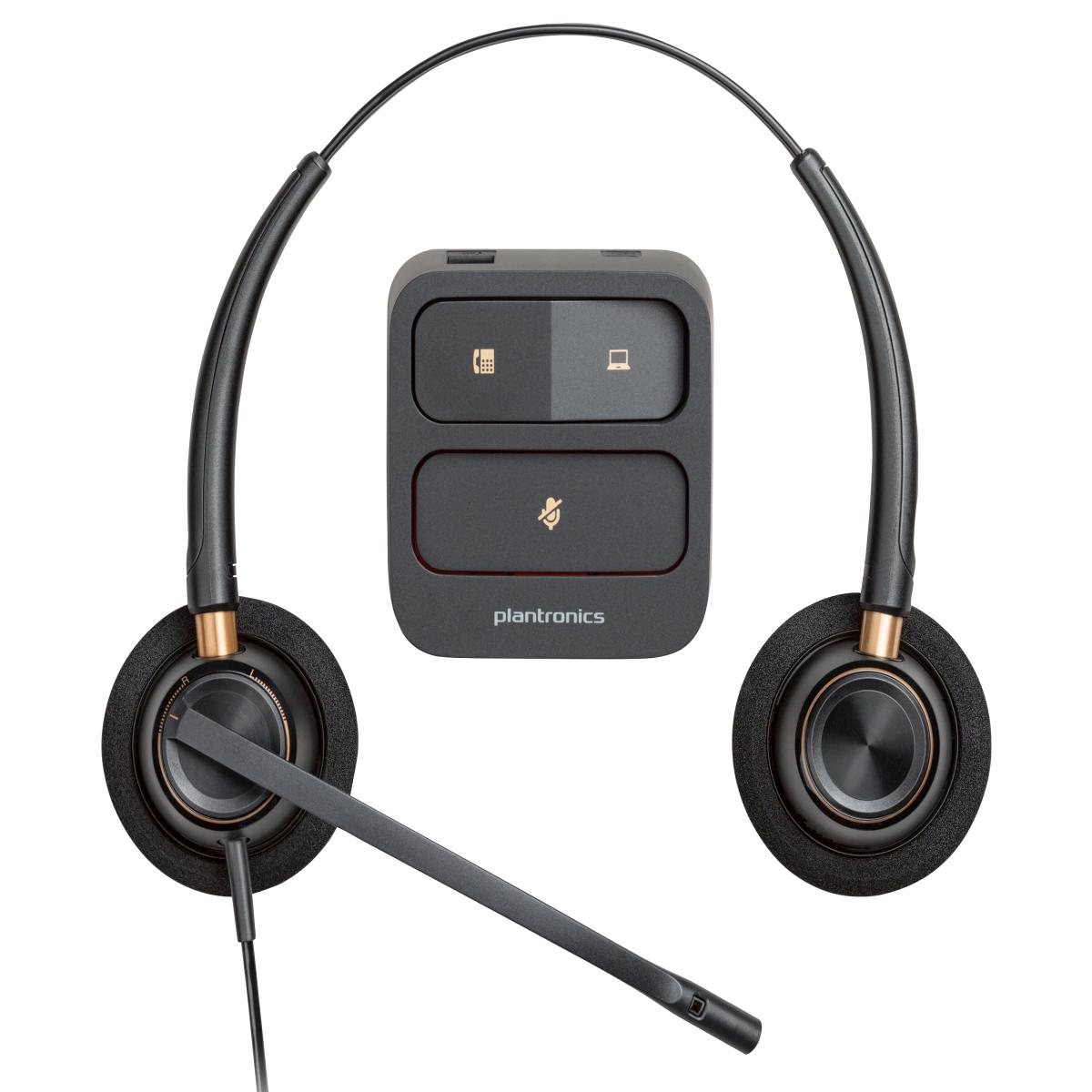 HP Poly EncorePro 520 Binaural Headset +Quick Disconnect
