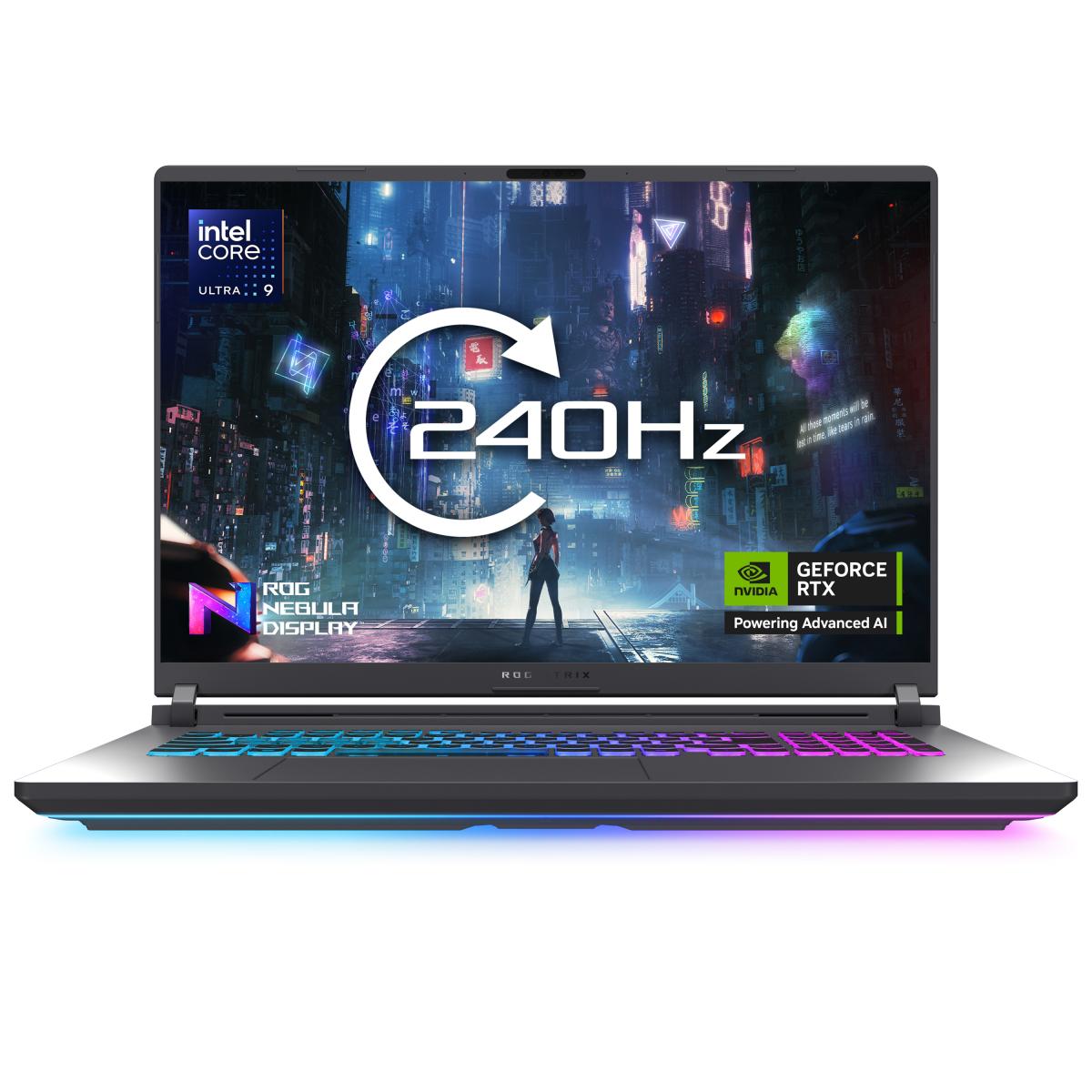 ASUS ROG Strix G18 G815LM-S9008W Intel Core Ultra 9 275HX Laptop 45.7 cm (18") WQXGA 32 GB DDR5-SDRAM 1 TB SSD NVIDIA GeForce RTX 5060 Wi-Fi 7 (802.11be) Windows 11 Home Grey