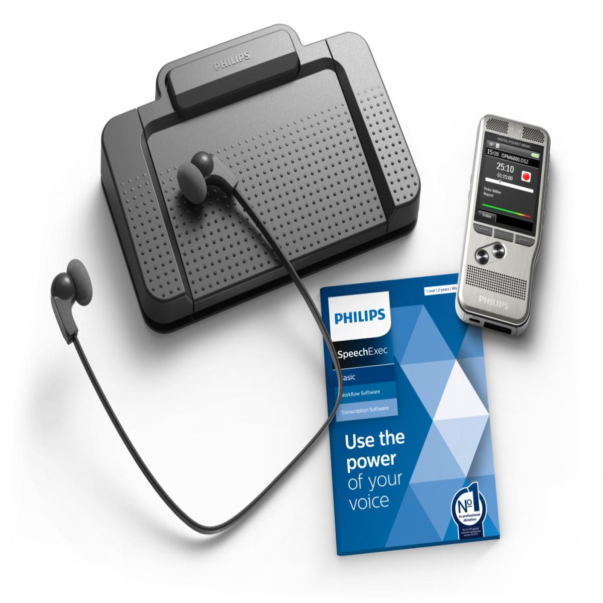 Philips DPM6700/03 transcription/translation system Foot control unit