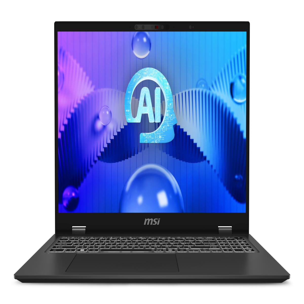 MSI Prestige 16 AI STUDIO B1VFG-037UK Intel Core Ultra 9 185H Laptop 40.6 cm (16") UHD+ 32 GB LPDDR5-SDRAM 1 TB SSD NVIDIA GeForce RTX 4060 Wi-Fi 7 (802.11be) Windows 11 Pro Grey