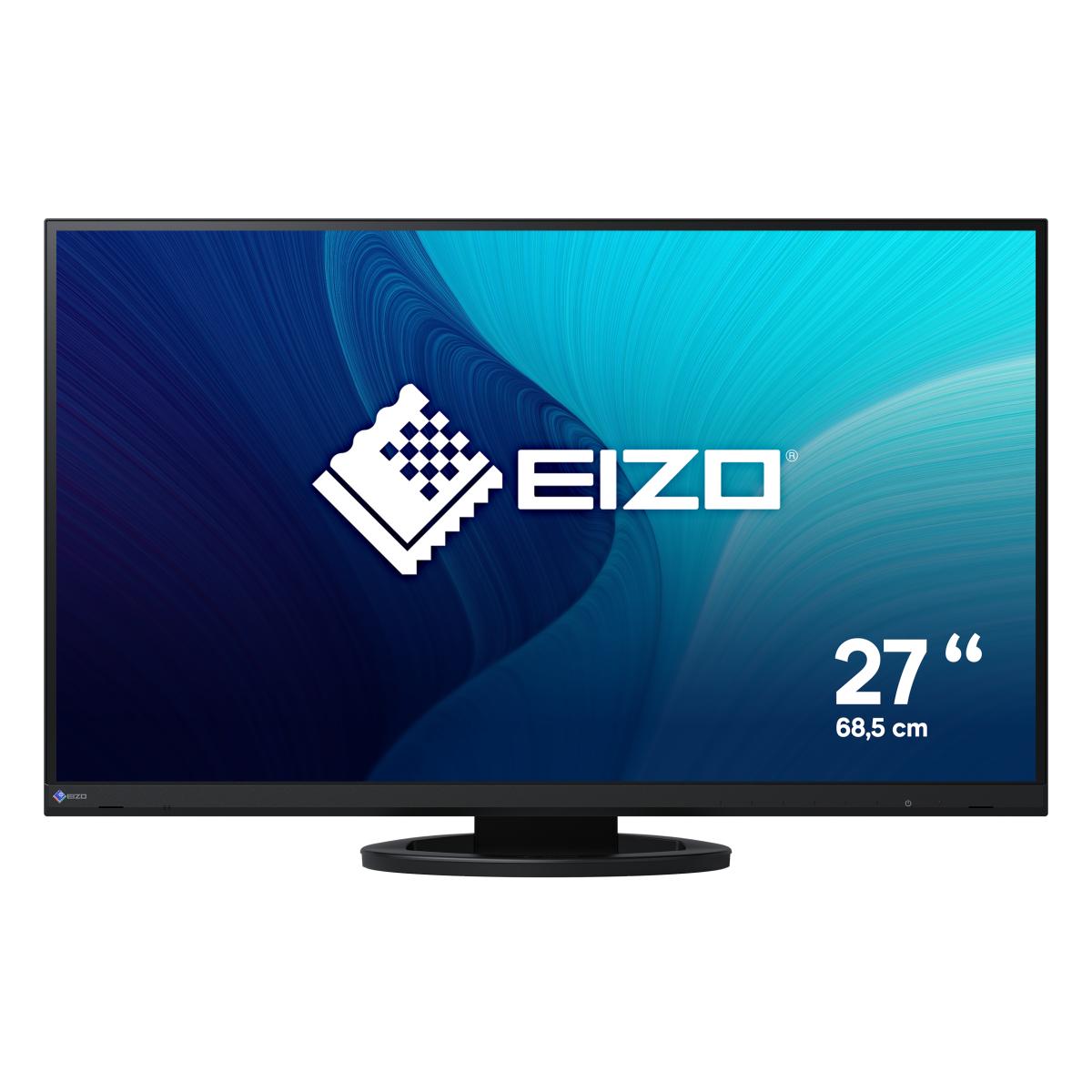 EIZO FlexScan EV2760-BK computer monitor 68.6 cm (27") 2560 x 1440 pixels Quad HD LED Black
