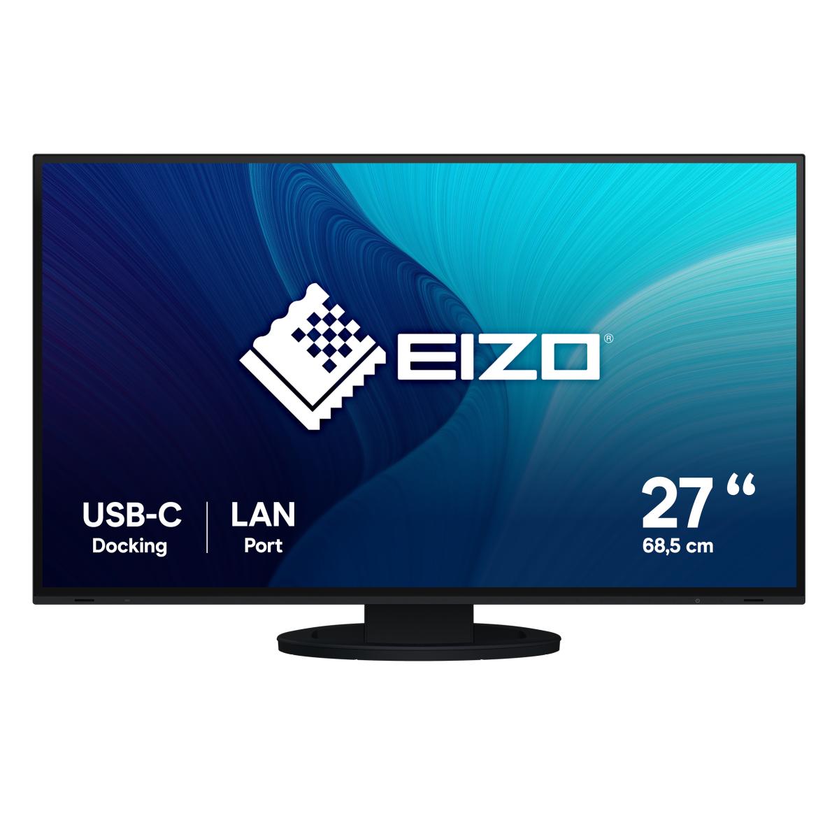 EIZO FlexScan EV2795-BK computer monitor 68.6 cm (27") 2560 x 1440 pixels Quad HD LCD Black