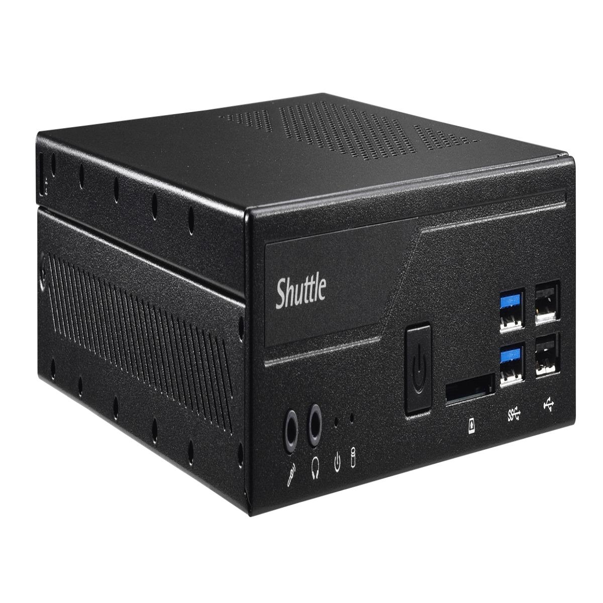 Shuttle XPС slim DH410 1.35L sized PC Black Intel H410 LGA 1200 (Socket H5)