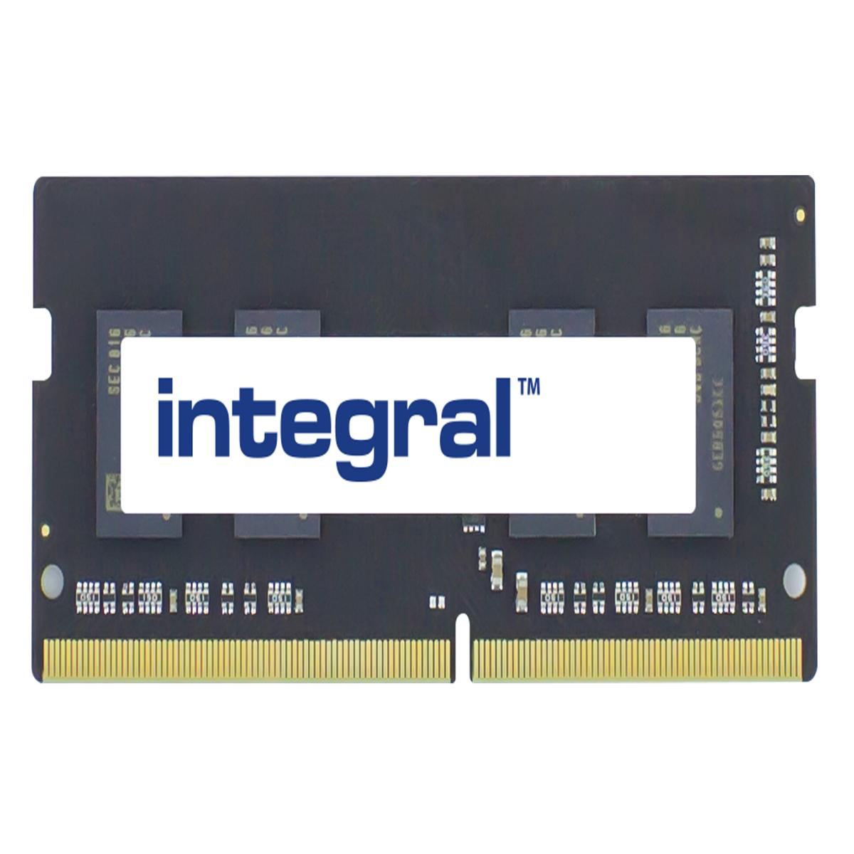 Integral 8GB LAPTOP RAM MODULE DDR4 2400MHZ PC4-19200 UNBUFFERED NON-ECC SODIMM 1.2V 1GX8 CL17