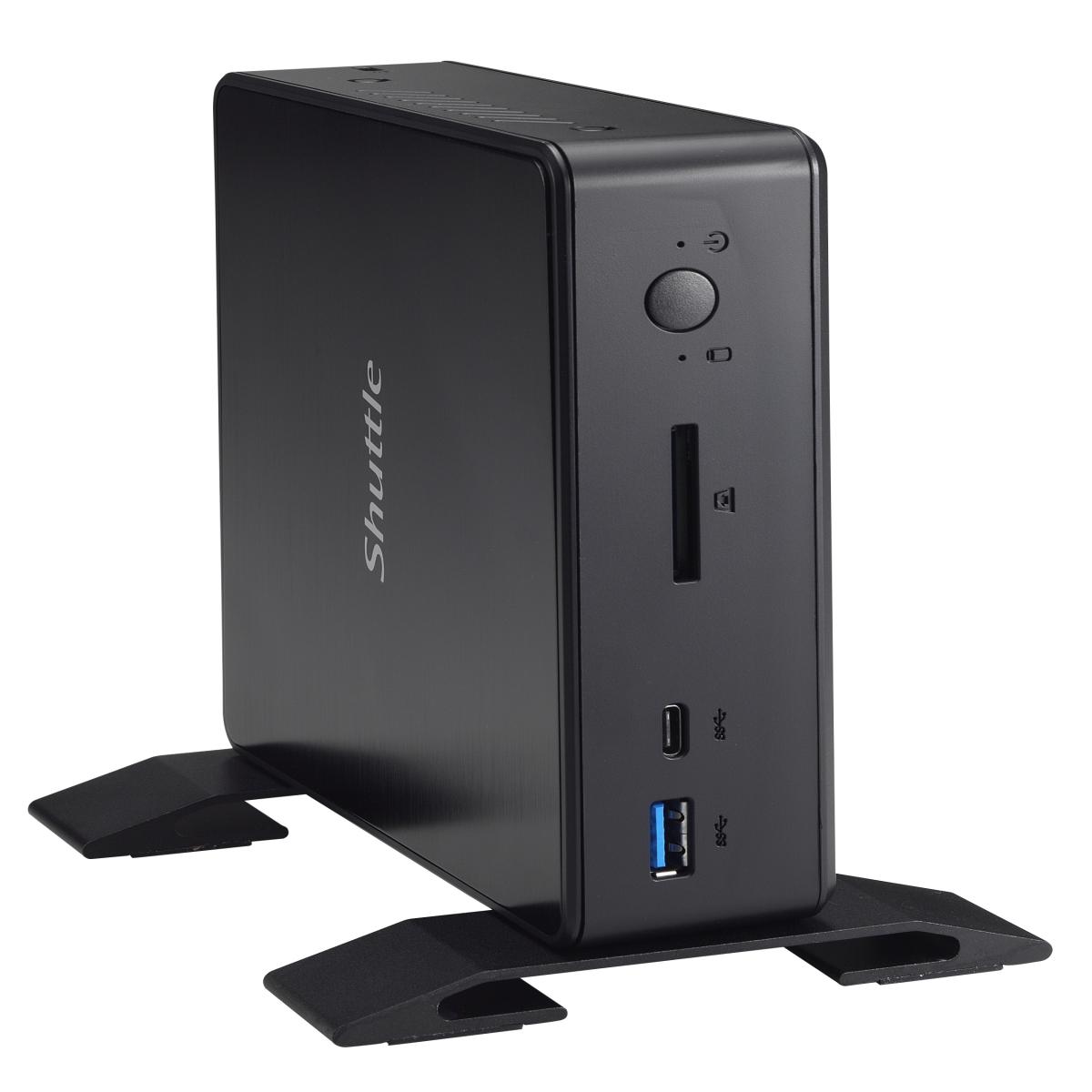 Shuttle XPC nano NC03U3 PC/workstation barebone Nettop Black i3-7100U Intel SoC BGA 1356 2.4 GHz