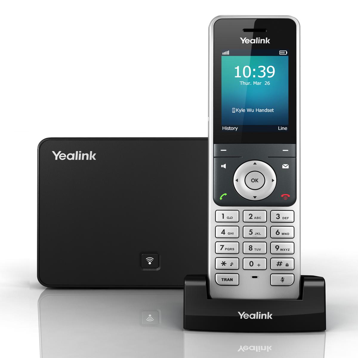 Yealink SIP-W56P IP phone Black, Silver 5 lines LCD