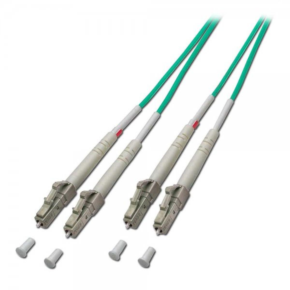 Lindy 3m OM4 LC-LC InfiniBand/fibre optic cable Green