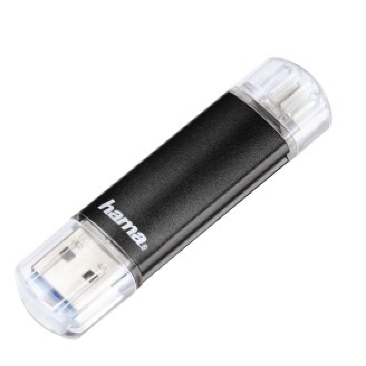 Hama Laeta Twin, 16GB USB flash drive USB Type-A / Micro-USB 3.2 Gen 1 (3.1 Gen 1) Black