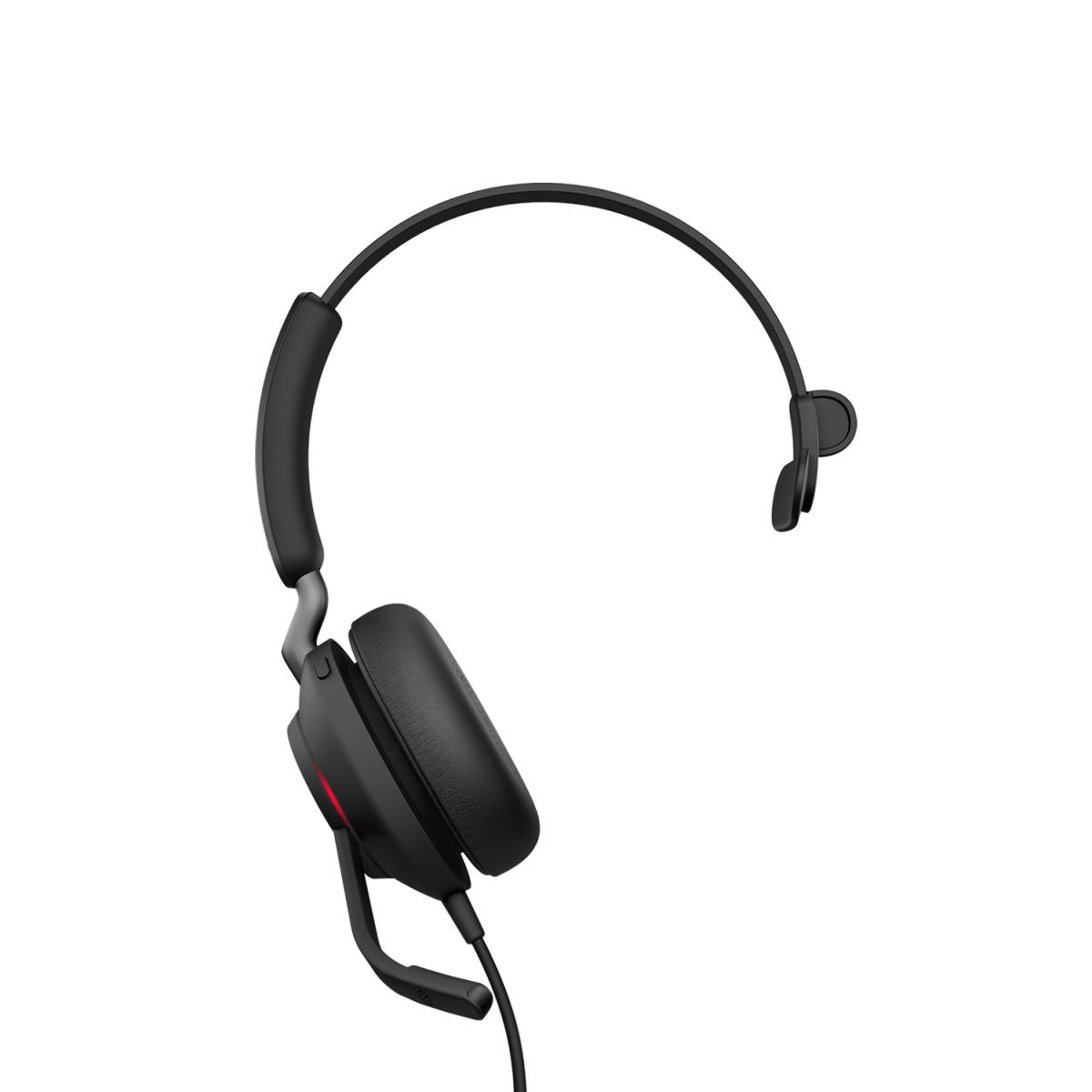 Jabra Evolve2 40 SE Headset Wired Head-band Office/Call center USB Type-C / USB Type-A Black