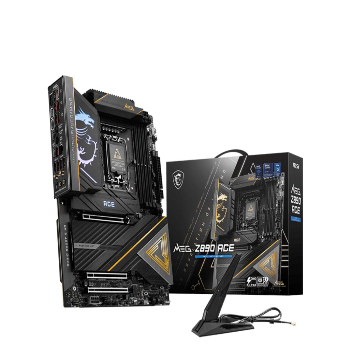 MSI MEG Z890 ACE motherboard Intel Z890 LGA 1851 (Socket V1) ATX