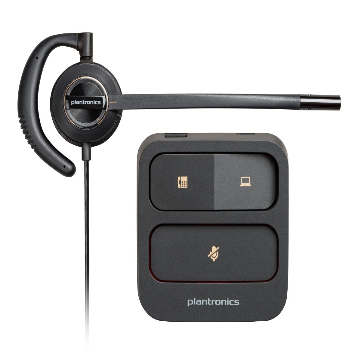 HP Poly EncorePro 530D with Quick Disconnect Discreet Digital Headset TAA