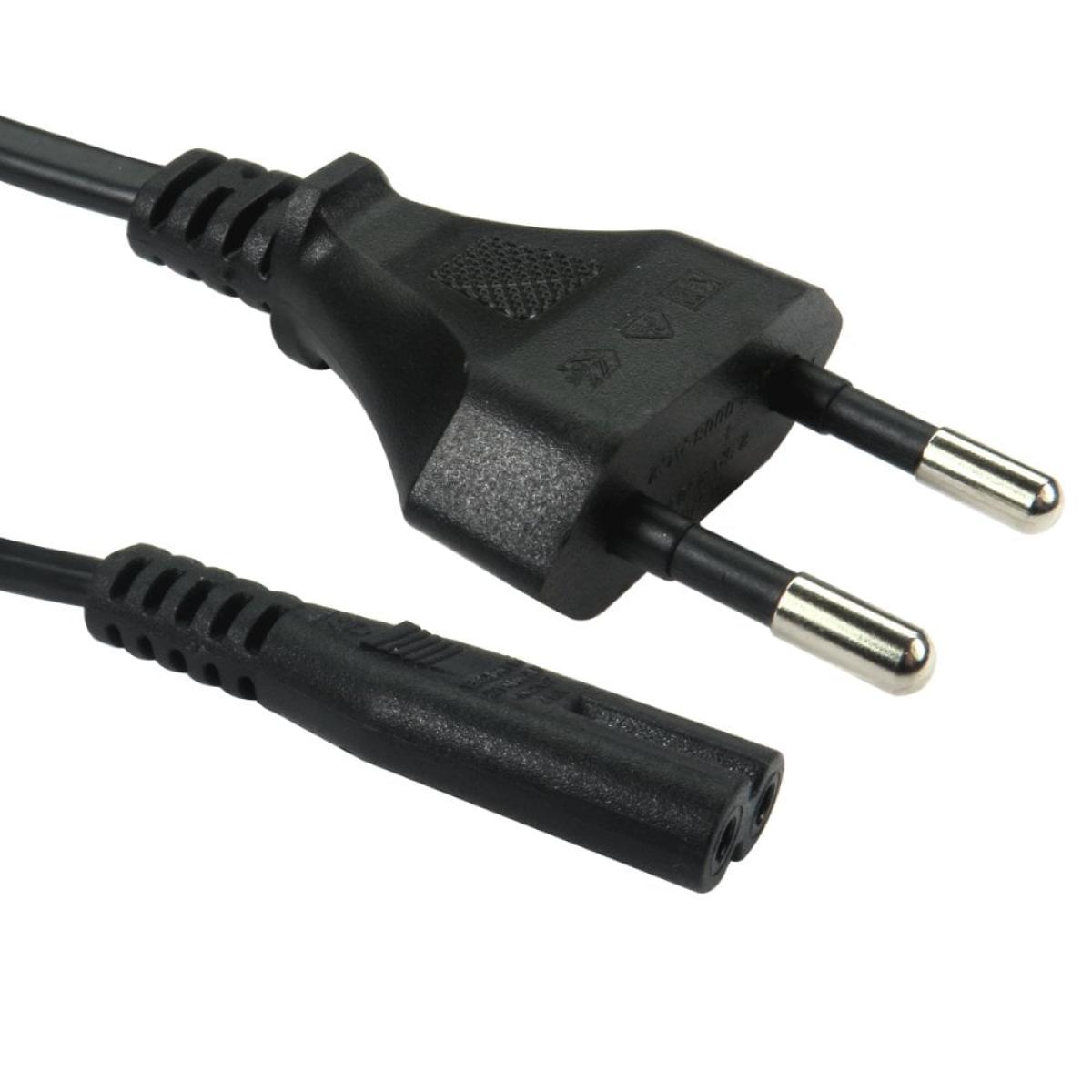CDL 2m Euro Plug to C7 Mains Lead