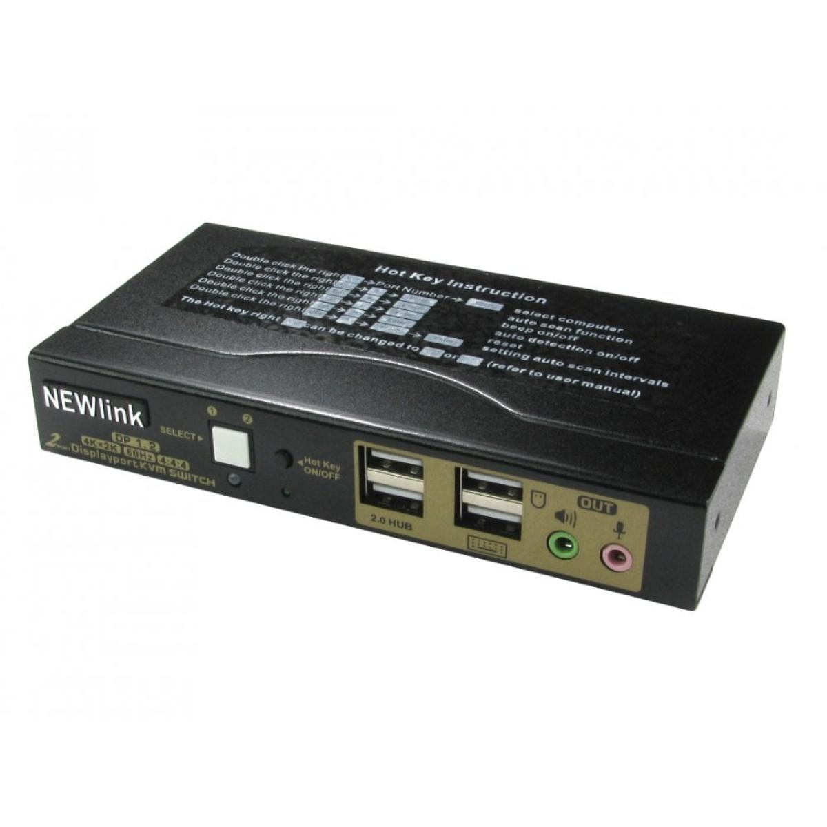 CDL 2 PORT DP/USB/AUDIO KVM