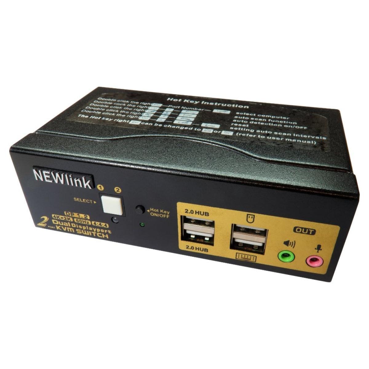 CDL 2PORT DUAL SCREEN DP/USB/AUD