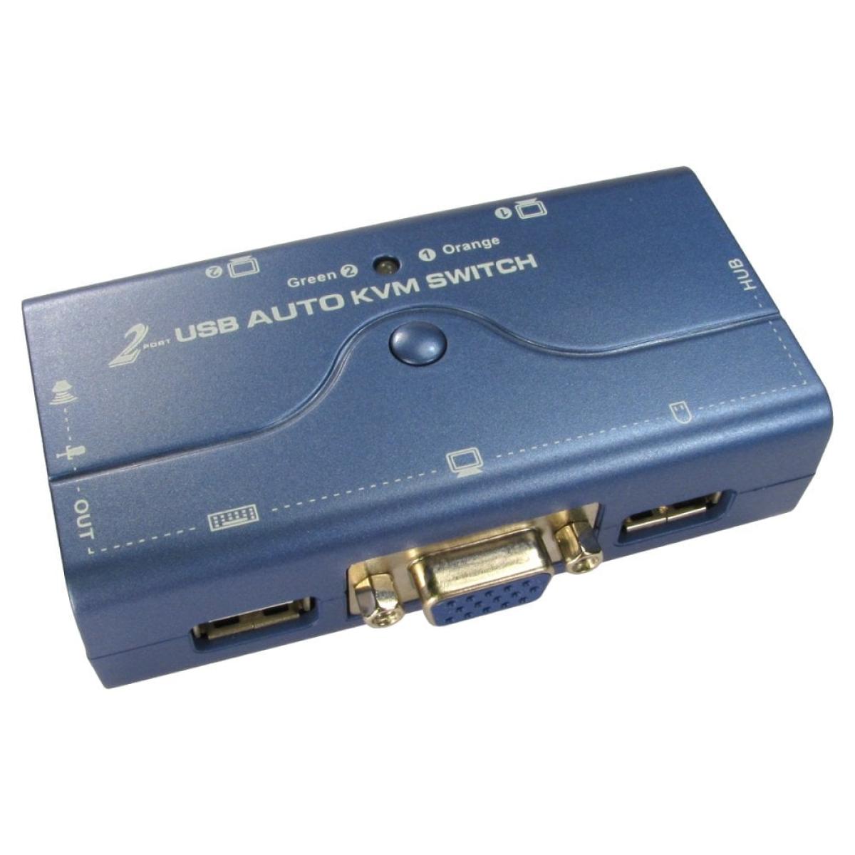 CDL 2 PORT USB/AUDIO KVM SWITCH