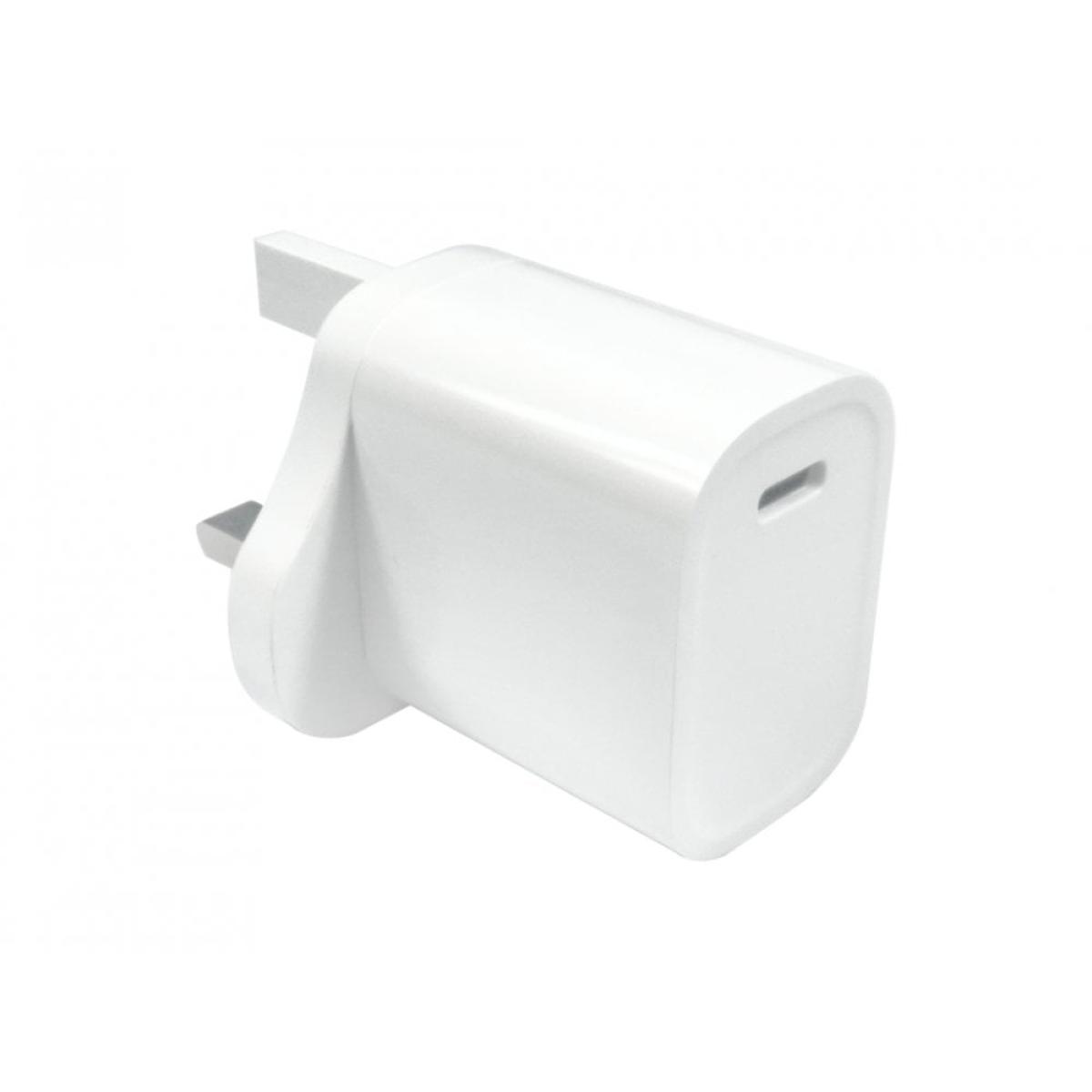 CDL Fast USB-C to UK Plug 20W White