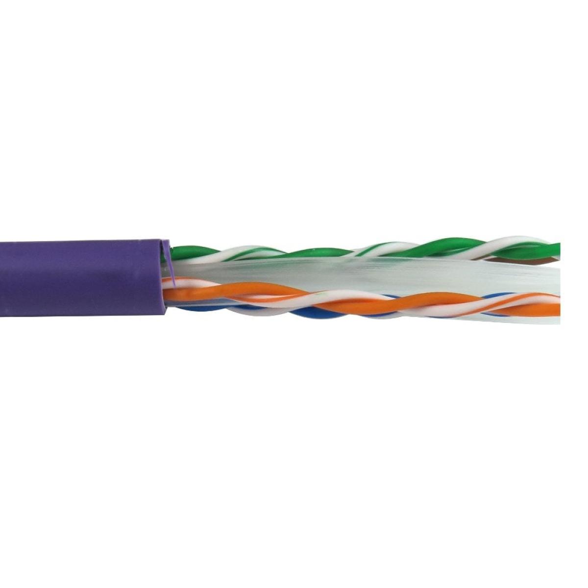 CDL 305M CAT6 LSZH COPPER VIOLET
