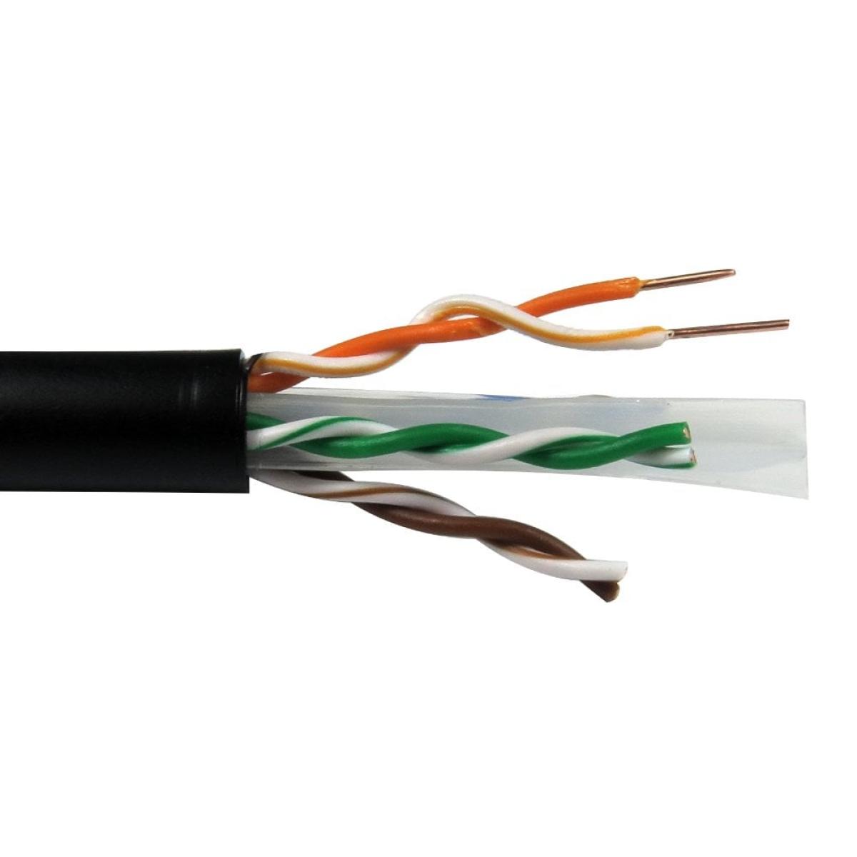 CDL 305M CAT6 LDPE COPPER BLACK EXT