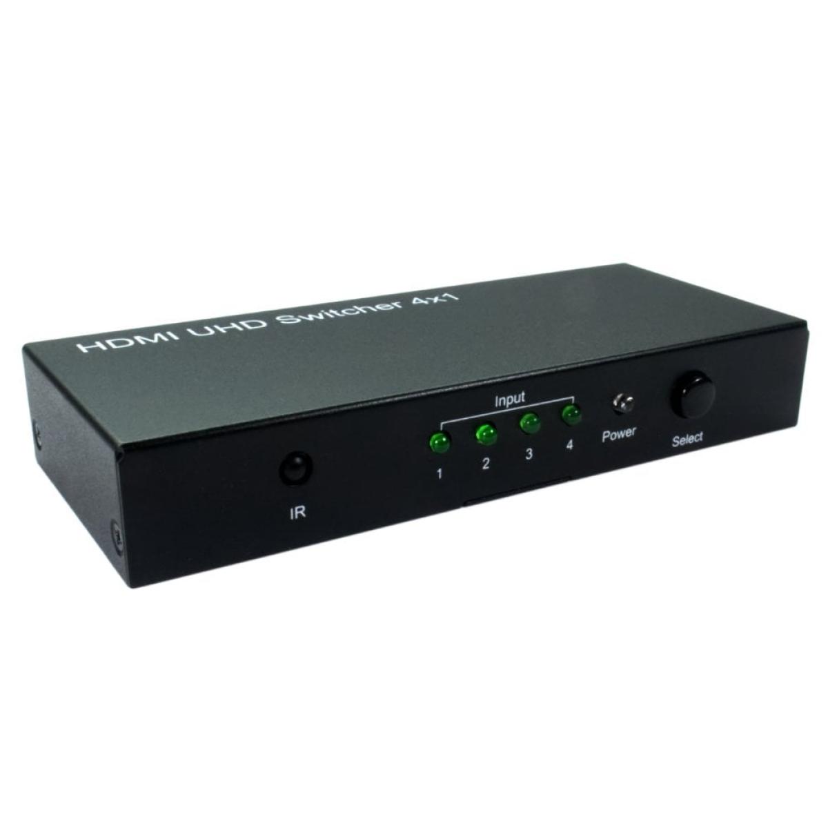 CDL 4 Port HDMI v2.0 Switch +