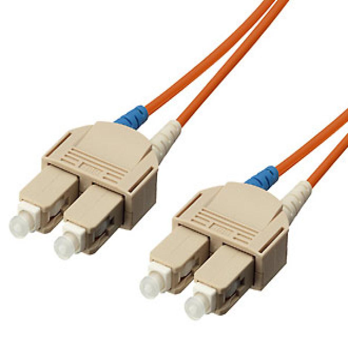 Equip SC/SC 50/125μm 5.0m InfiniBand/fibre optic cable 5 m Orange