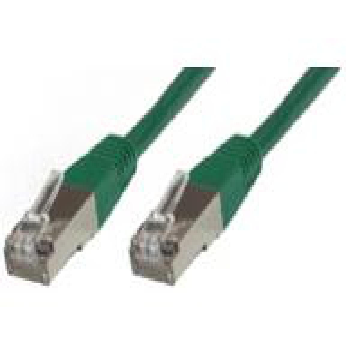 Microconnect 5M Cat5e RJ-45 to RJ-45 M/M networking cable Green