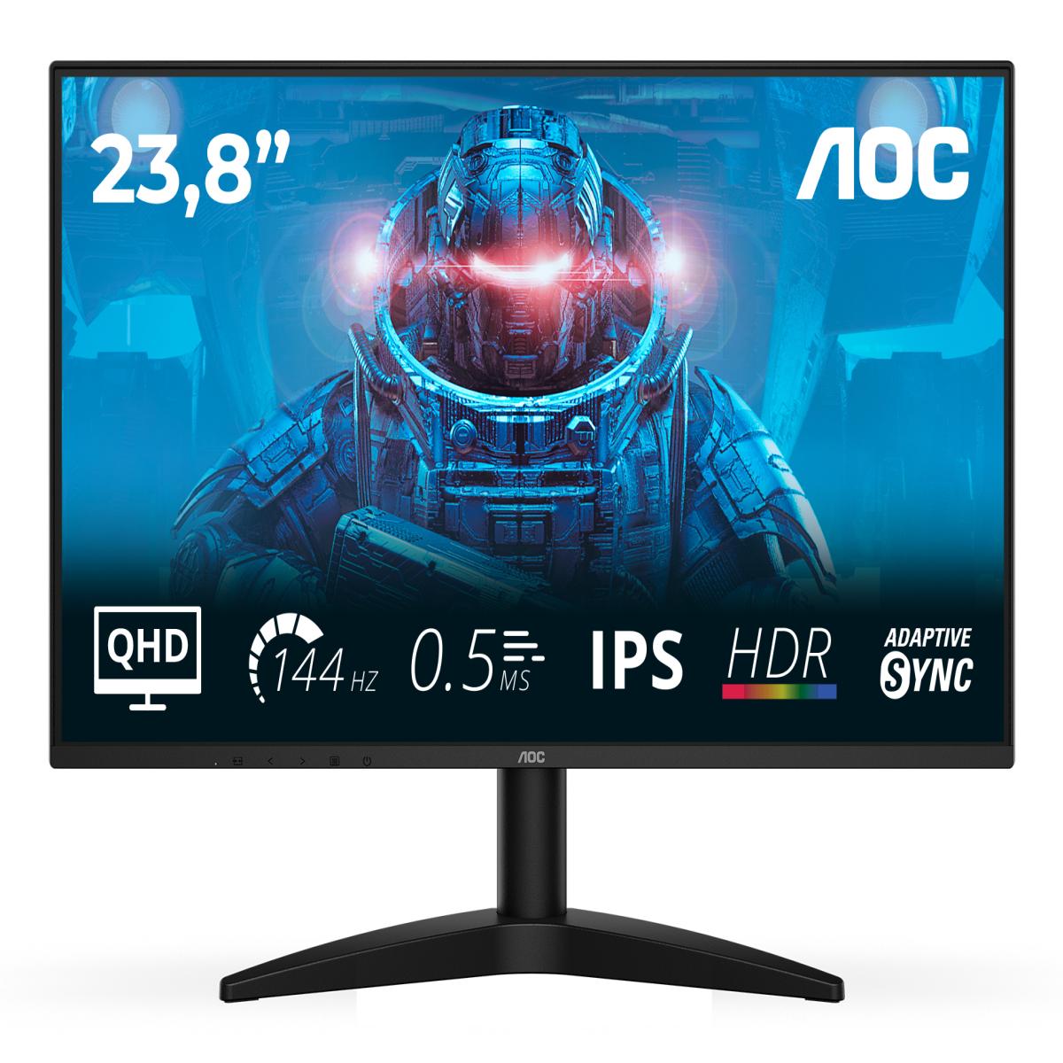 AOC B3 Q24B36X computer monitor 60.5 cm (23.8") 2560 x 1440 pixels Quad HD LED Black