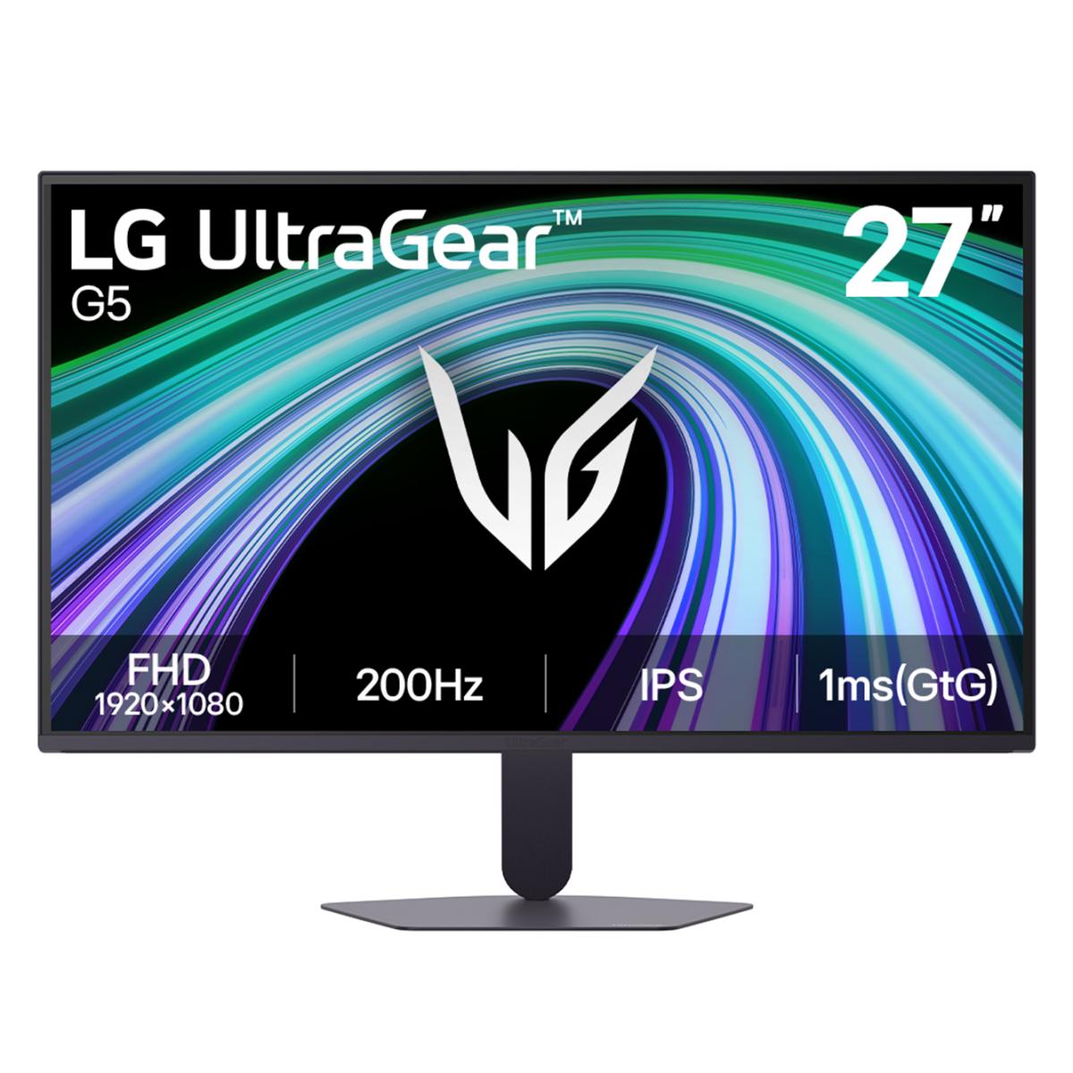 LG UltraGear G5 27G523B-B, 27" Full-HD IPS, 200Hz, 1ms Gaming Monitor