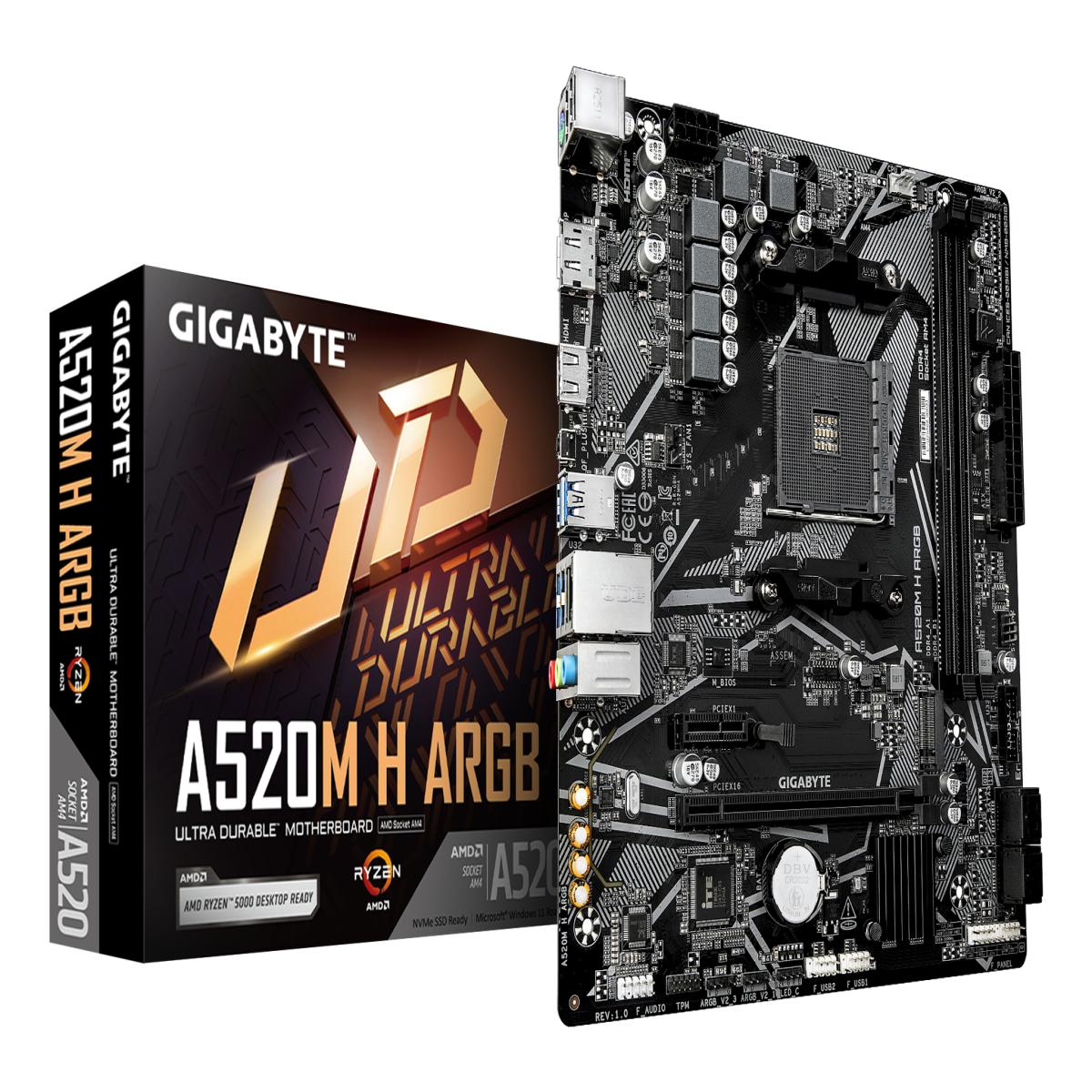 GIGABYTE A520M H ARGB motherboard
