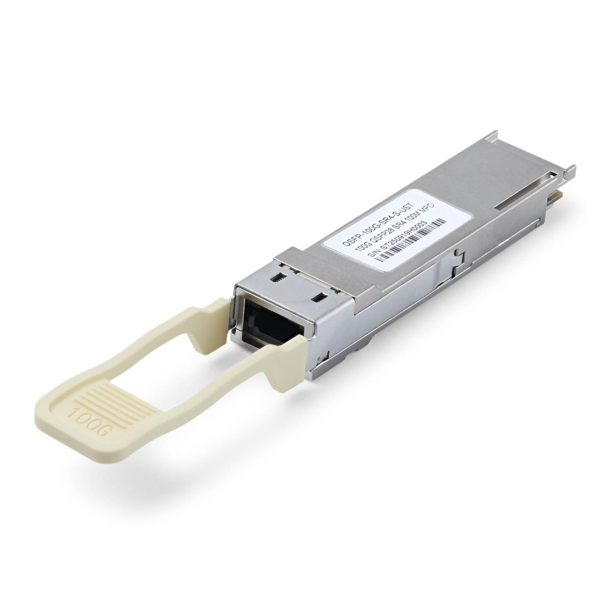StarTech.com MSA Uncoded QSFP Module, 100Gbps Multi Mode Fiber (MMF), 100m [328ft], MPO Transceiver, 850nm